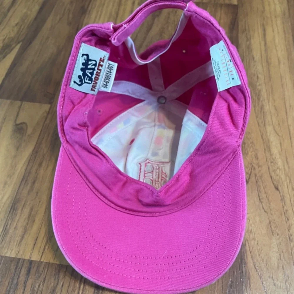 Detroit Tigers MLB Toddler Girls Hat Pink Striped Heart Fan Favorite Cotton Cap